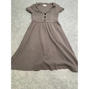 Alice Temperley for Target Brown DRESS Size XS Waffle Short Sleeves